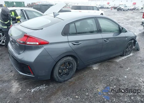 2019 Hyundai Ioniq Hybrid Blue из США, поврежденный, VIN KMHC65LC2KU169779